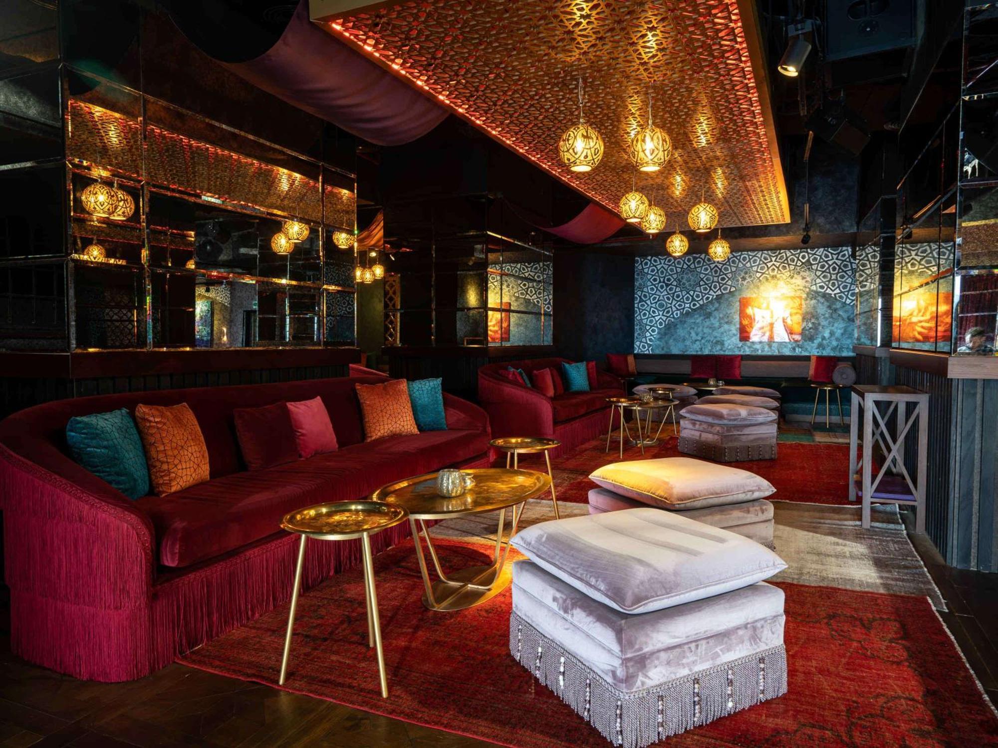 릭소스 프리미엄 두바이 Jbr 호텔 외부 사진 The interior of the nightclub