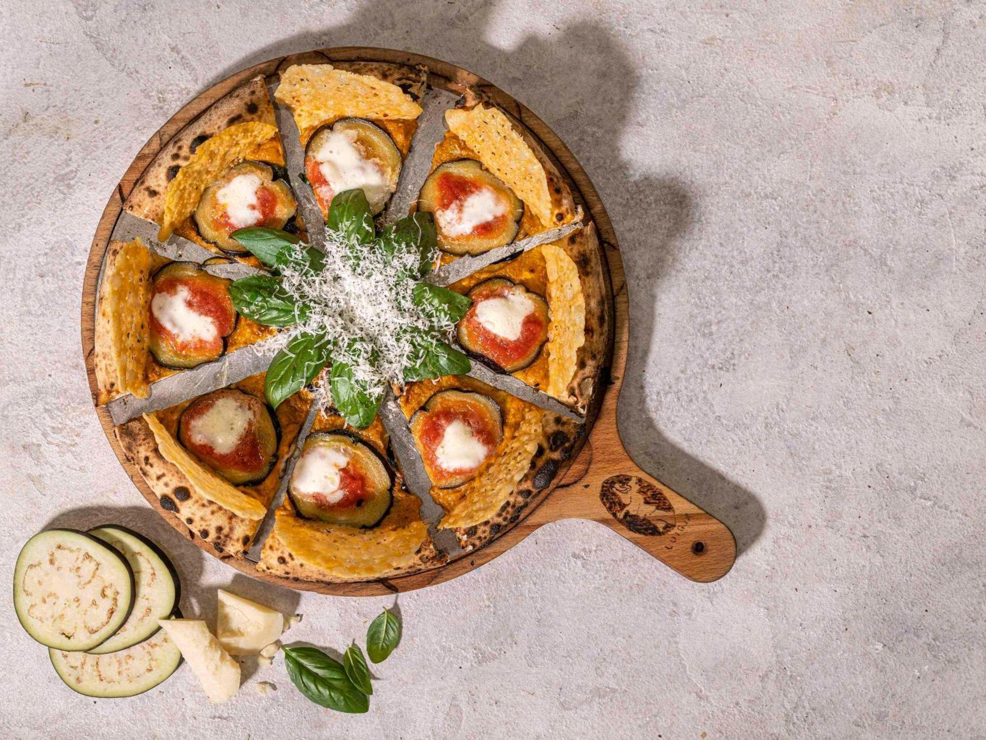 릭소스 프리미엄 두바이 Jbr 호텔 외부 사진 Aubergine pizza